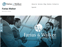 Tablet Screenshot of fariaswalker.com